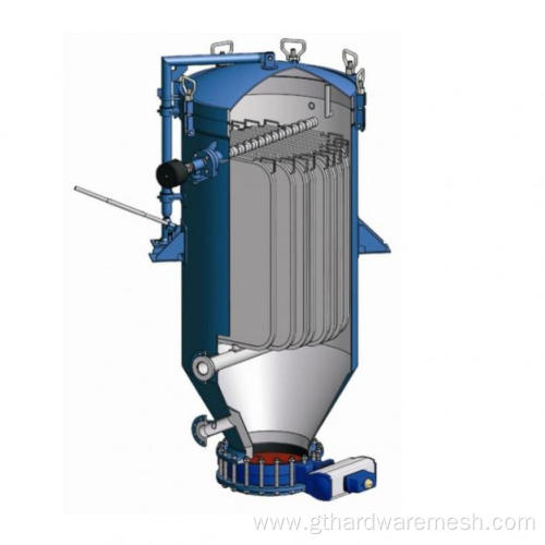 vertical pressure leaf filter for industry